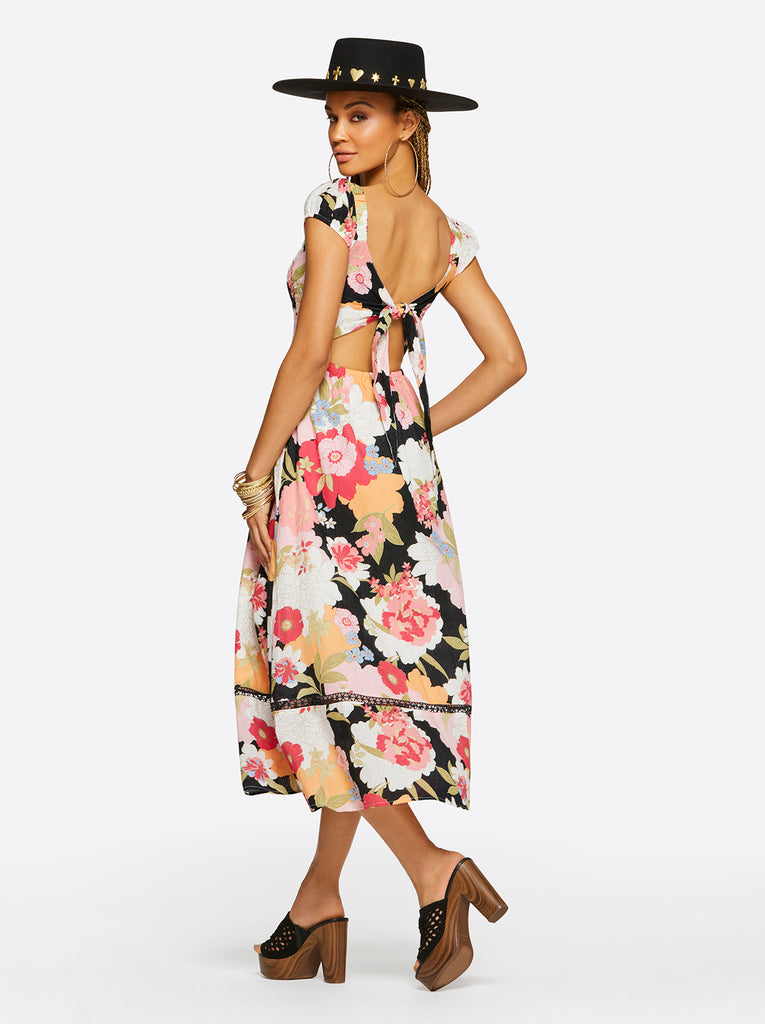 Elaine Dress in Blooms In The Bay