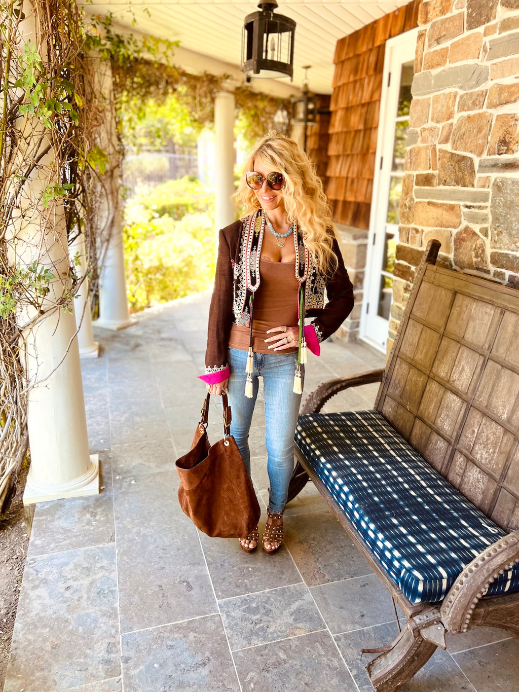 Over-Sized Oval Sunglasses in Tortoise