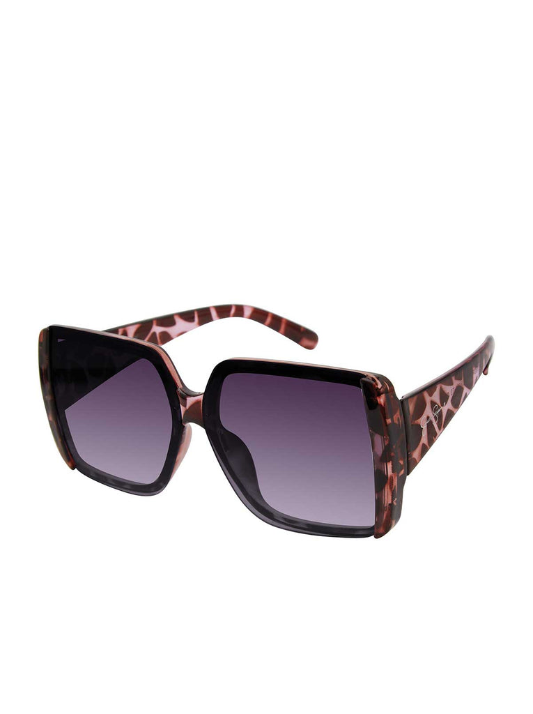Oversized Glamorous Square Sunglasses in Tortoise