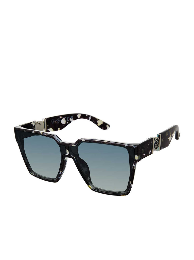 Oversized Square Cat Eye Sunglasses in Camouflage
