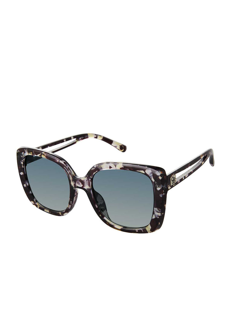 Glamorous Cat Eye Vented Temple Sunglasses in Camouflage