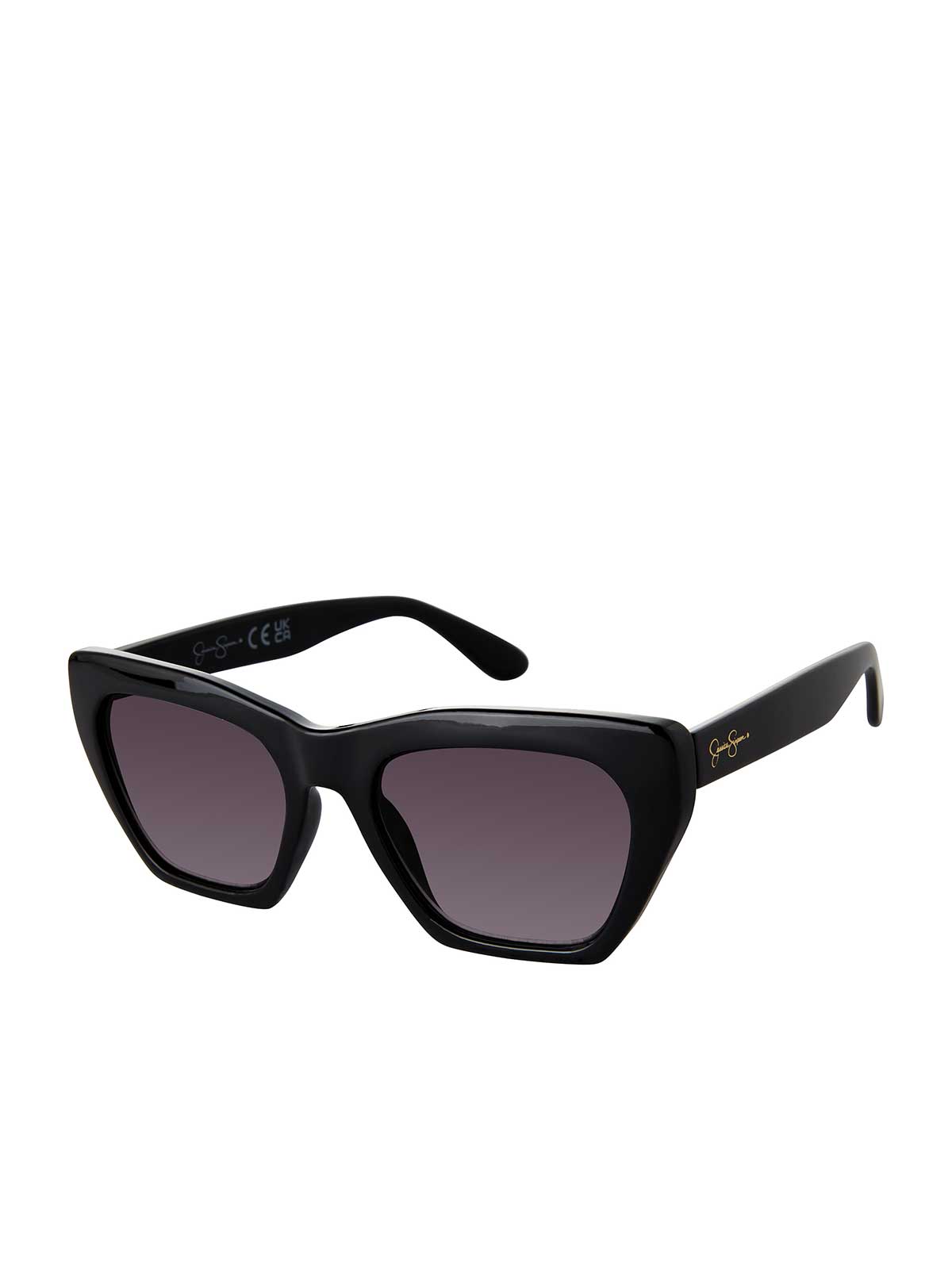 Vintage Cat Eye Sunglasses in Black