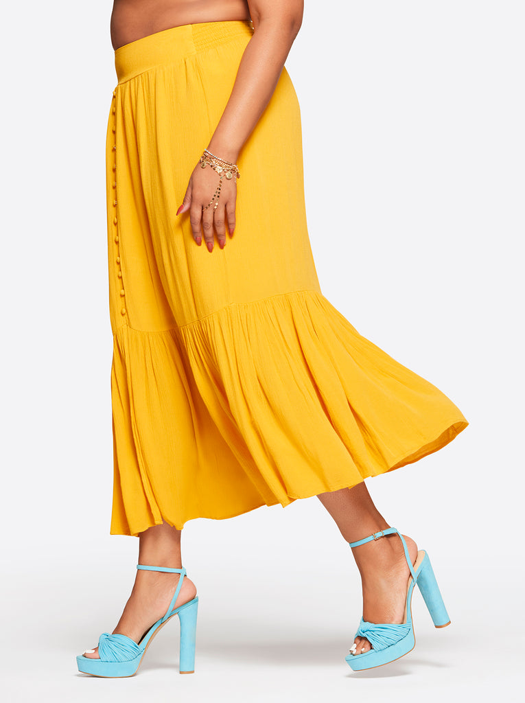 Kelsie Skirt in Golden Rod
