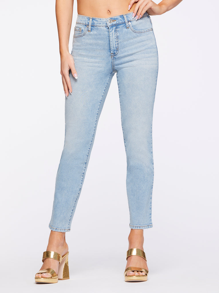 Spotlight High Rise Straight Jeans in Carry On