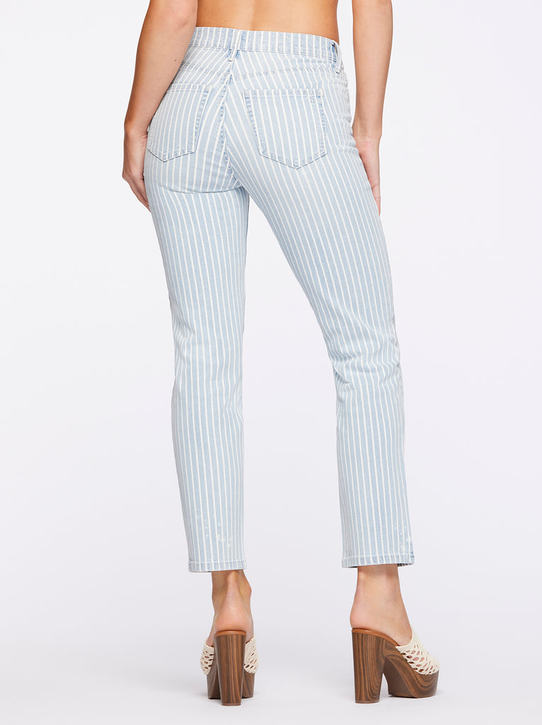Spotlight High Rise Straight Jeans in Cityscape