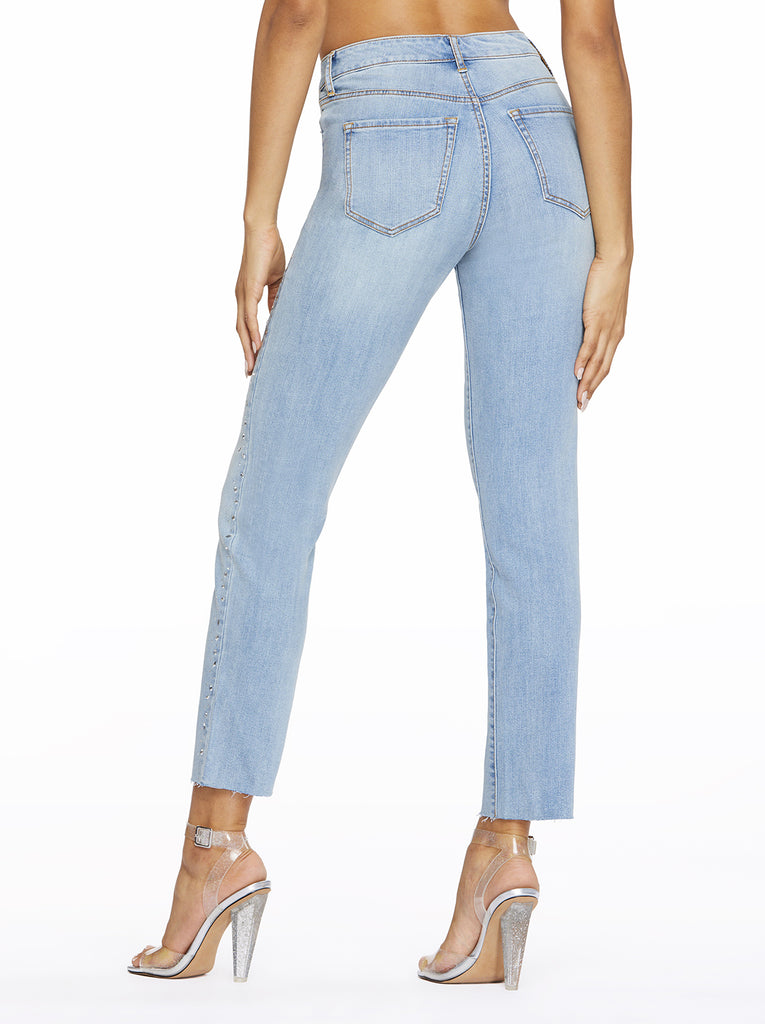 Spotlight High Rise Straight Jeans in Into the Blues – Jessica Simpson