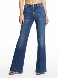 True Love Wide Leg Trouser Jeans in Sia