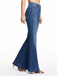 True Love Wide Leg Trouser Jeans in Sia