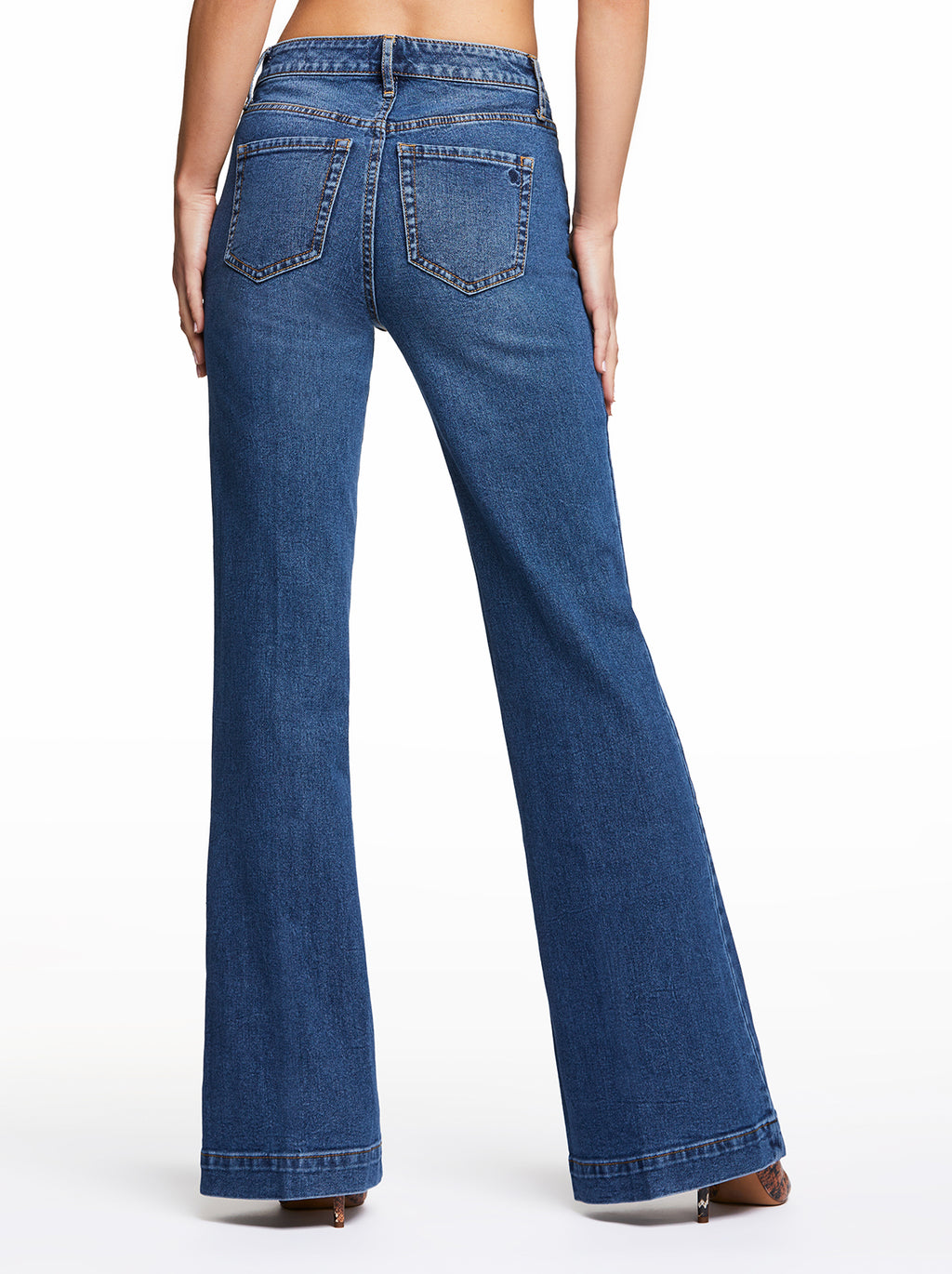 True Love Wide Leg Trouser Jeans in Sia