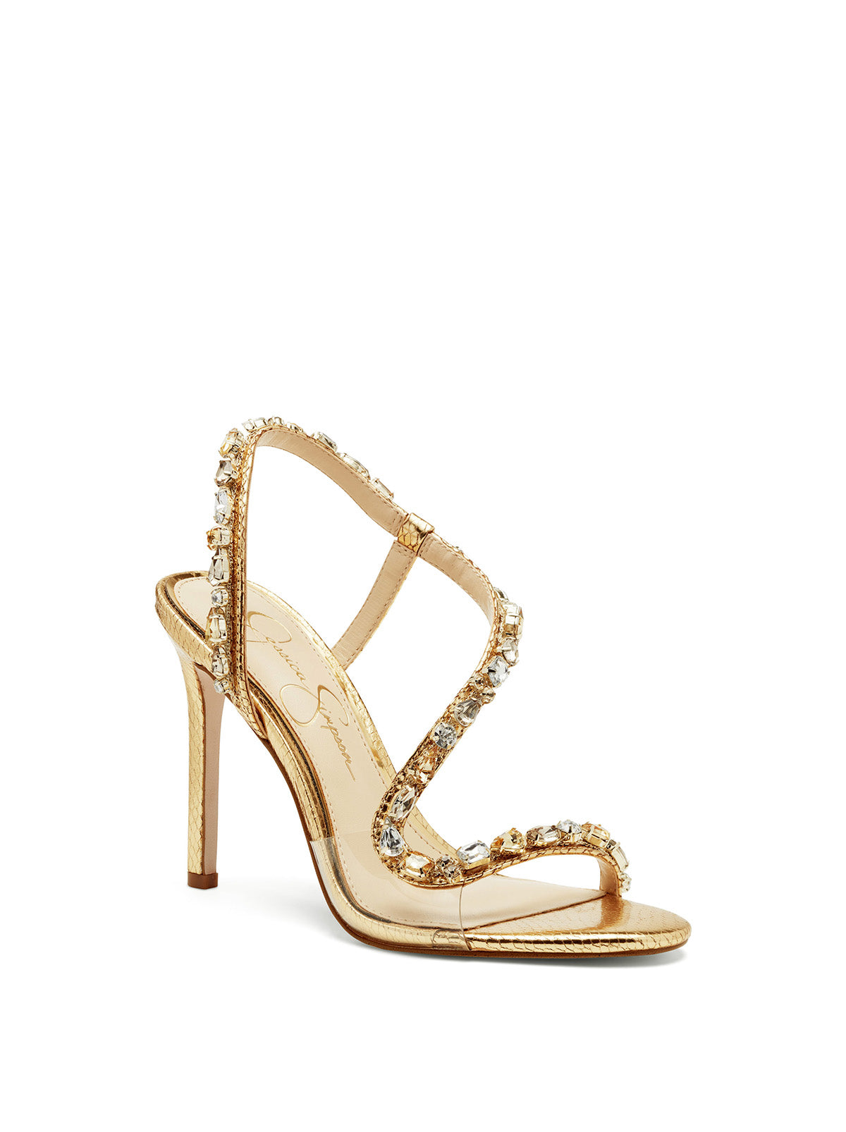 jaycin metallic embossed jewel embellished asymmetrical dress sandals Jessica Simpson Jaycin Metallic Embossed Jewel Embellished Asymmetrical Dress Sandals
