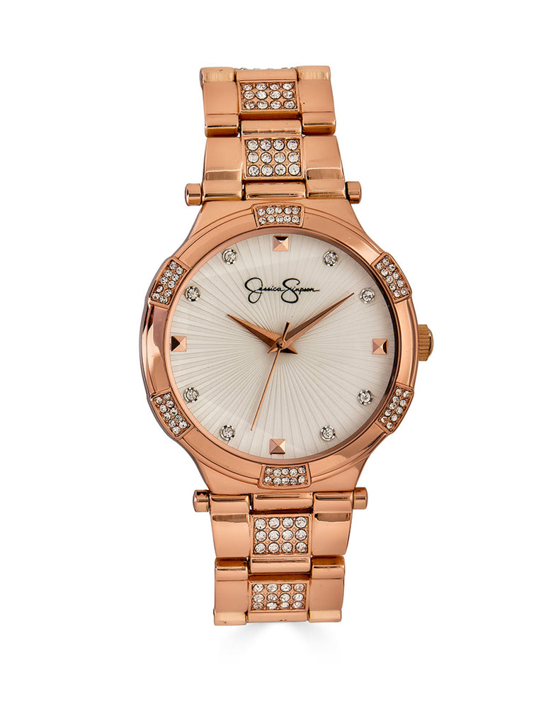 Rose Tone Bracelet Watch